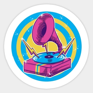 Gramophone Sticker